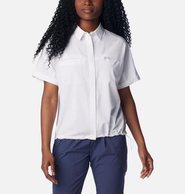 Boundless Trek II Kurzarm Button Up-Hemd für Frauen, Color: White, image 3