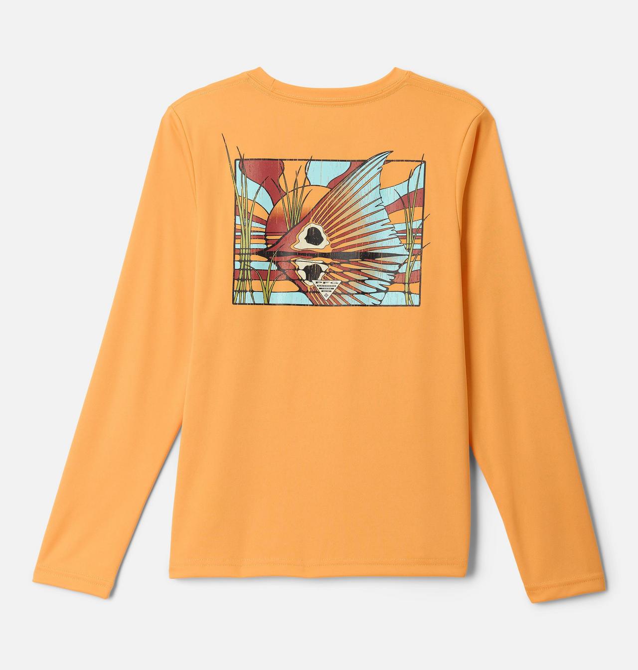 Boys' PFG Terminal Tackle™ Fish Shine Long Sleeve Shirt | 841 | XXS 1