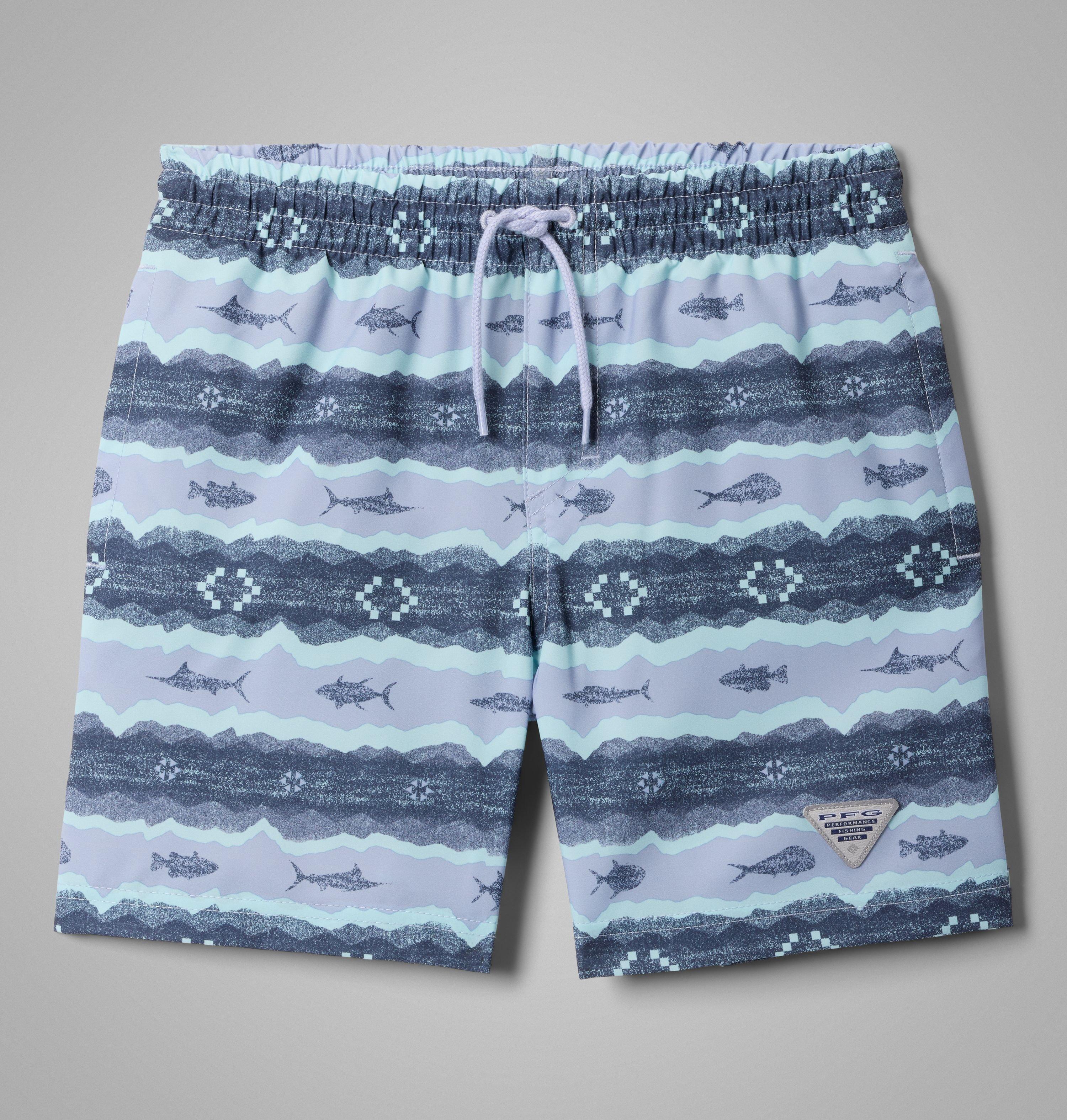 Boys' PFG Rambler Printed Water Shorts | 488 | S 1