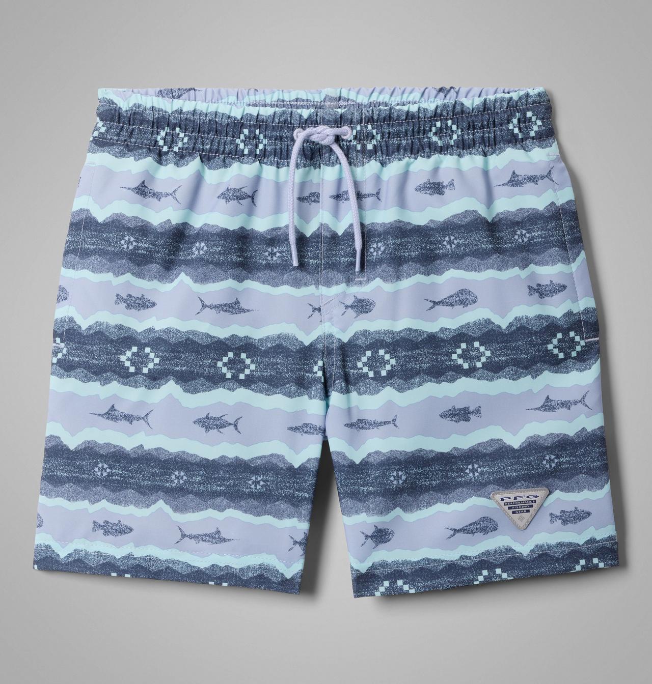 Boys' PFG Rambler™ Printed Water Shorts | 488 | M 1