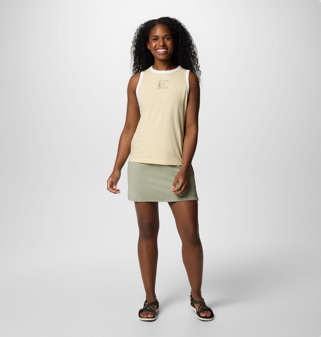 Women's Rolling Bend™ Graphic Ringer Tank | 758 | S 6