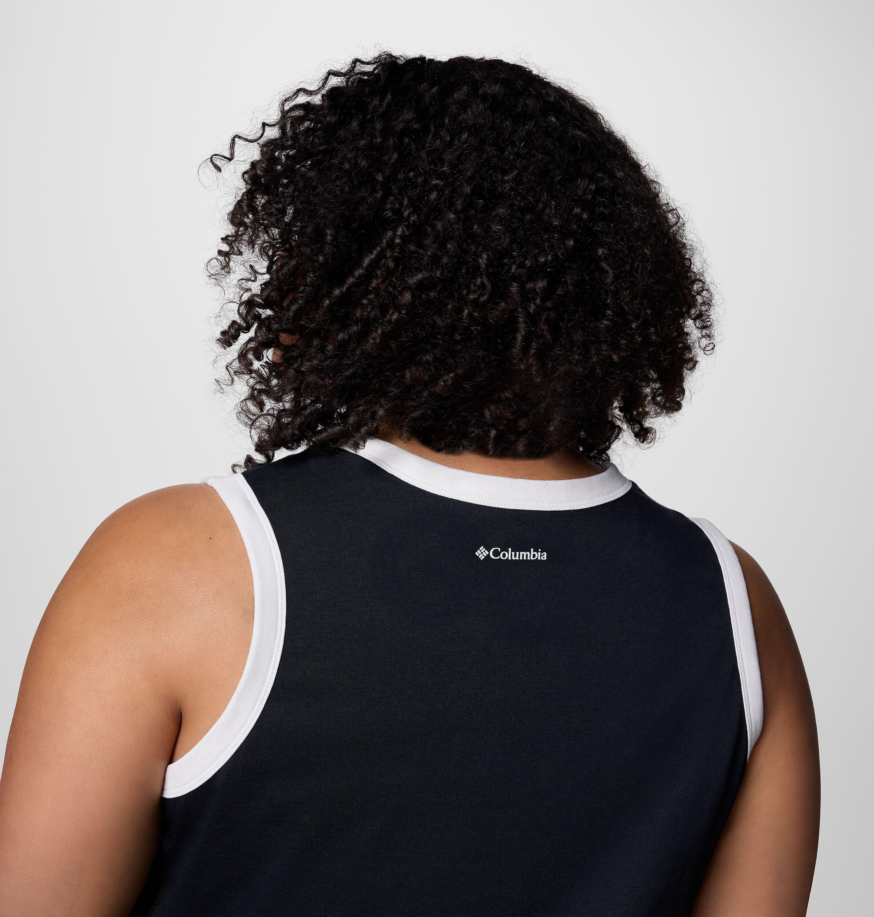 Women's Rolling Bend Graphic Ringer Tank - Plus Size 5