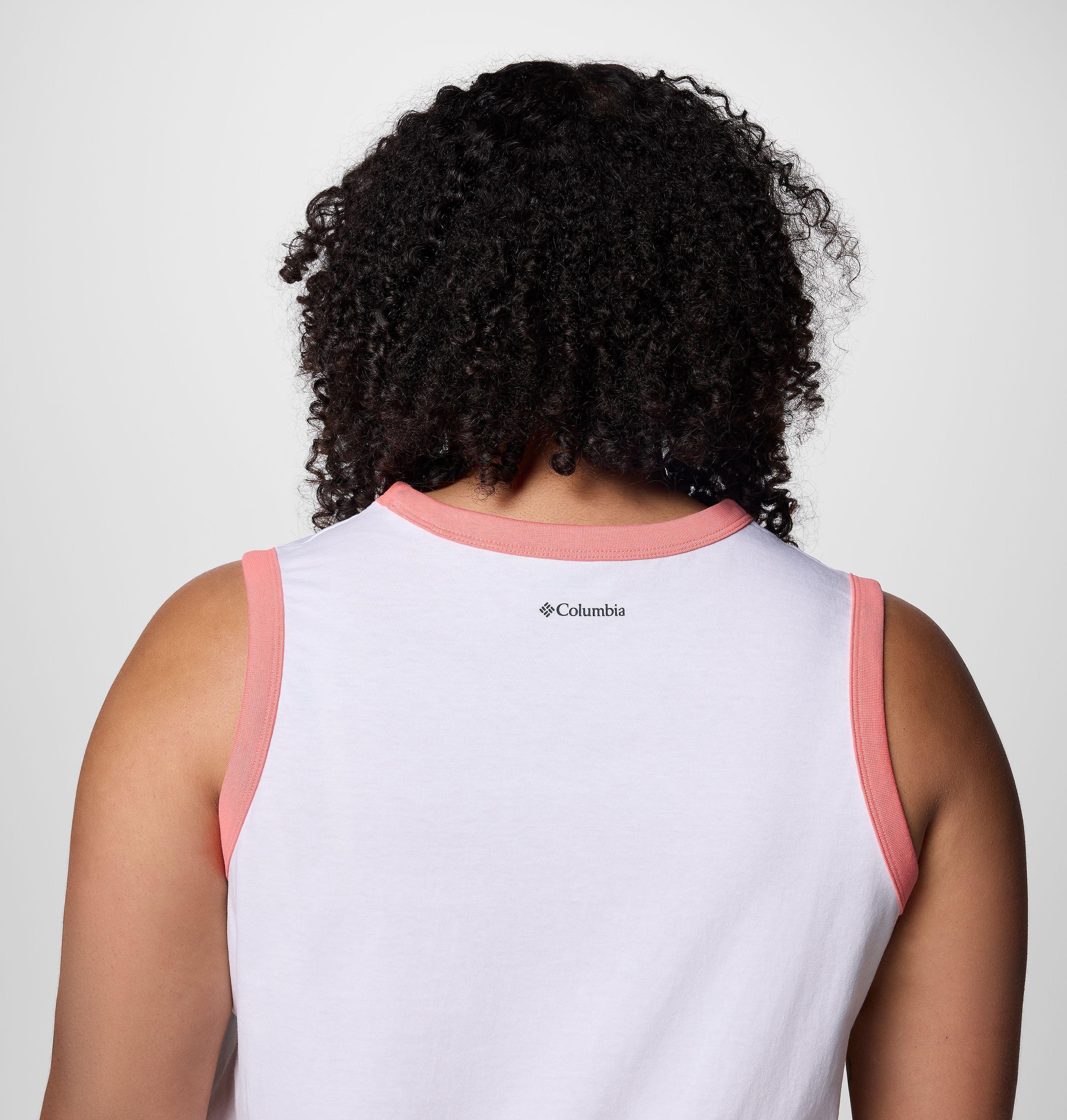 Women's Rolling Bend Graphic Ringer Tank - Plus Size 5