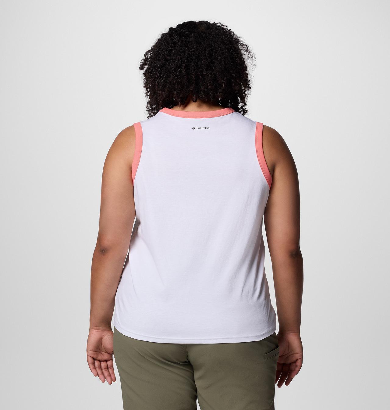 Women's Rolling Bend™ Graphic Ringer Tank - Plus Size 2