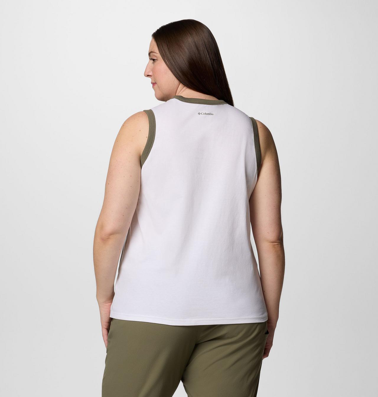 Women's Rolling Bend™ Graphic Ringer Tank - Plus Size | 102 | 3X 2