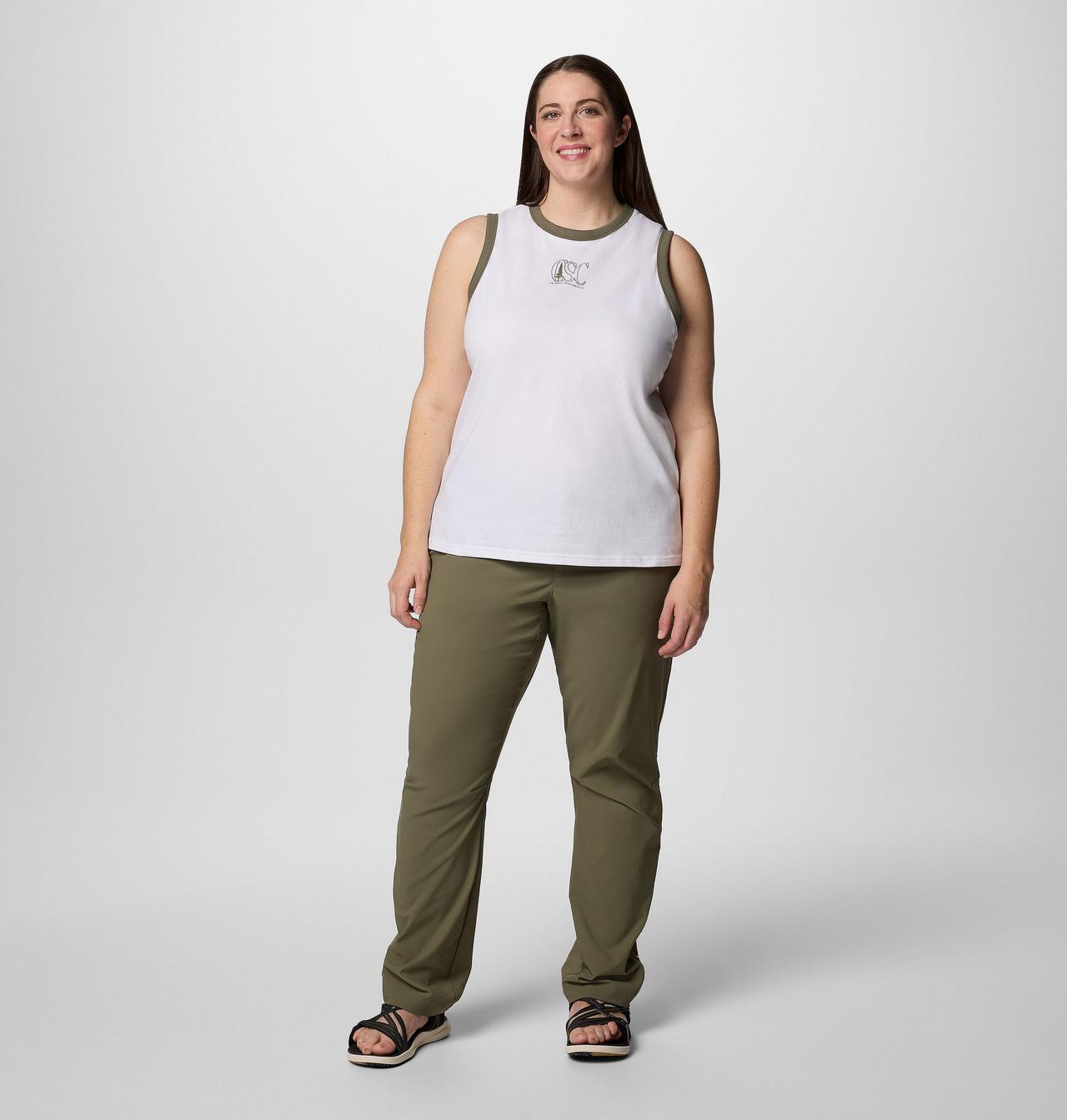 Women's Rolling Bend™ Graphic Ringer Tank - Plus Size | 102 | 3X 6