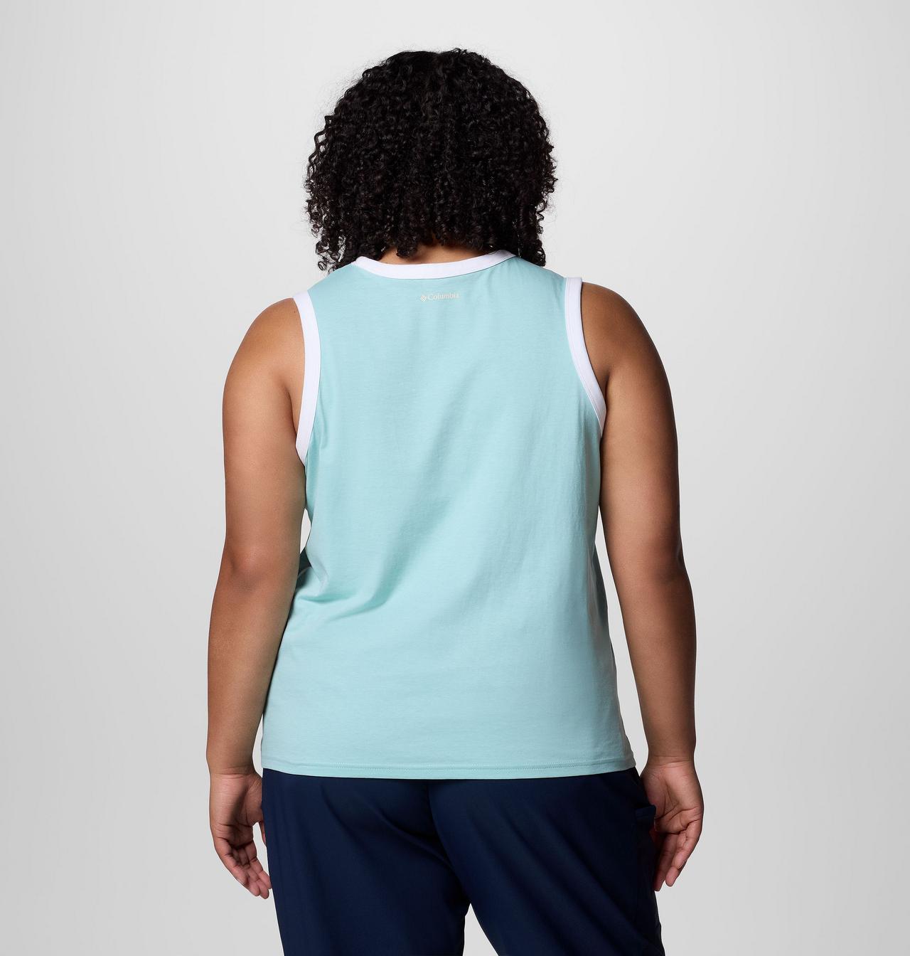 Women's Rolling Bend™ Graphic Ringer Tank - Plus Size 2