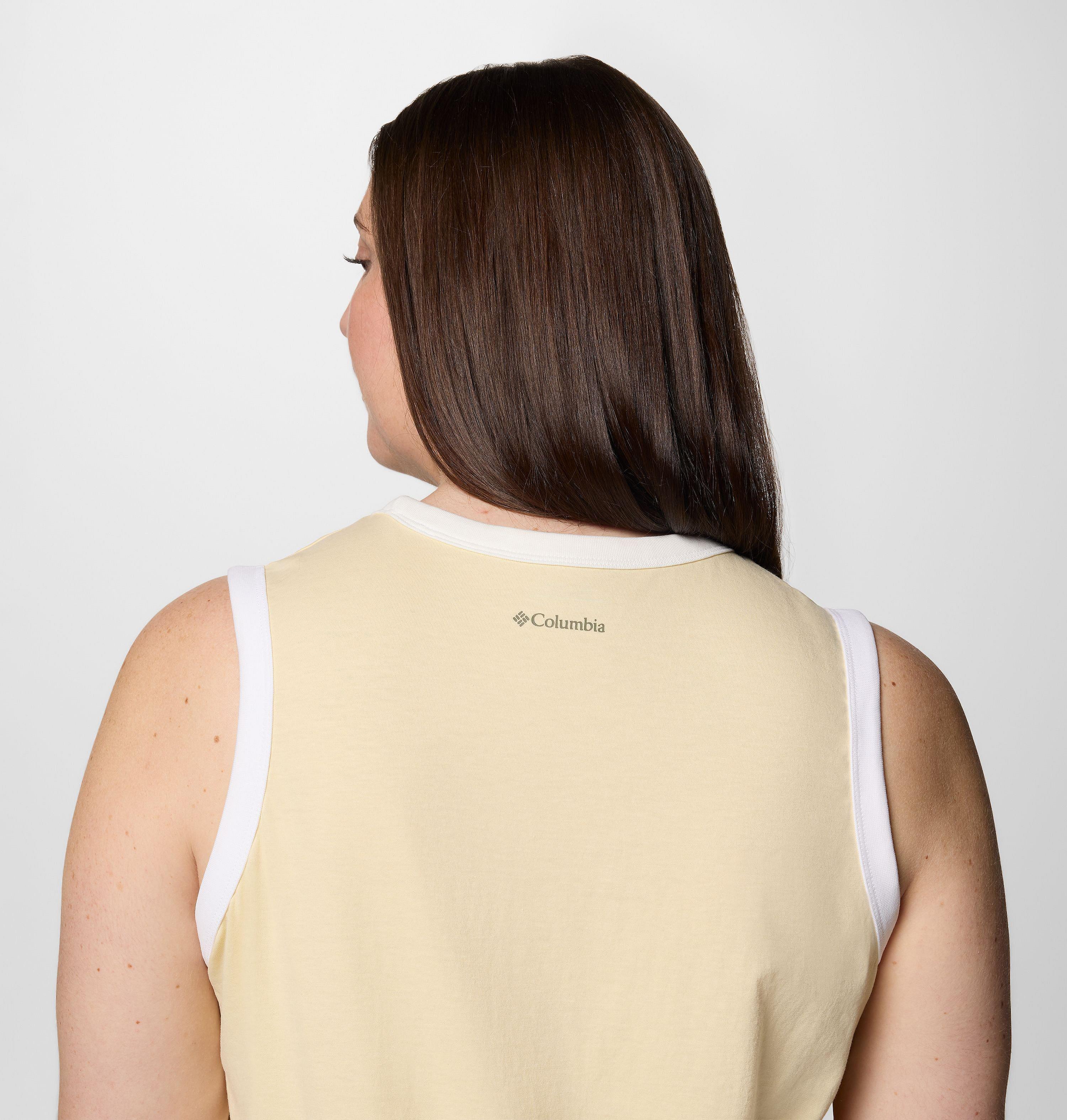 Women's Rolling Bend Graphic Ringer Tank - Plus Size 5