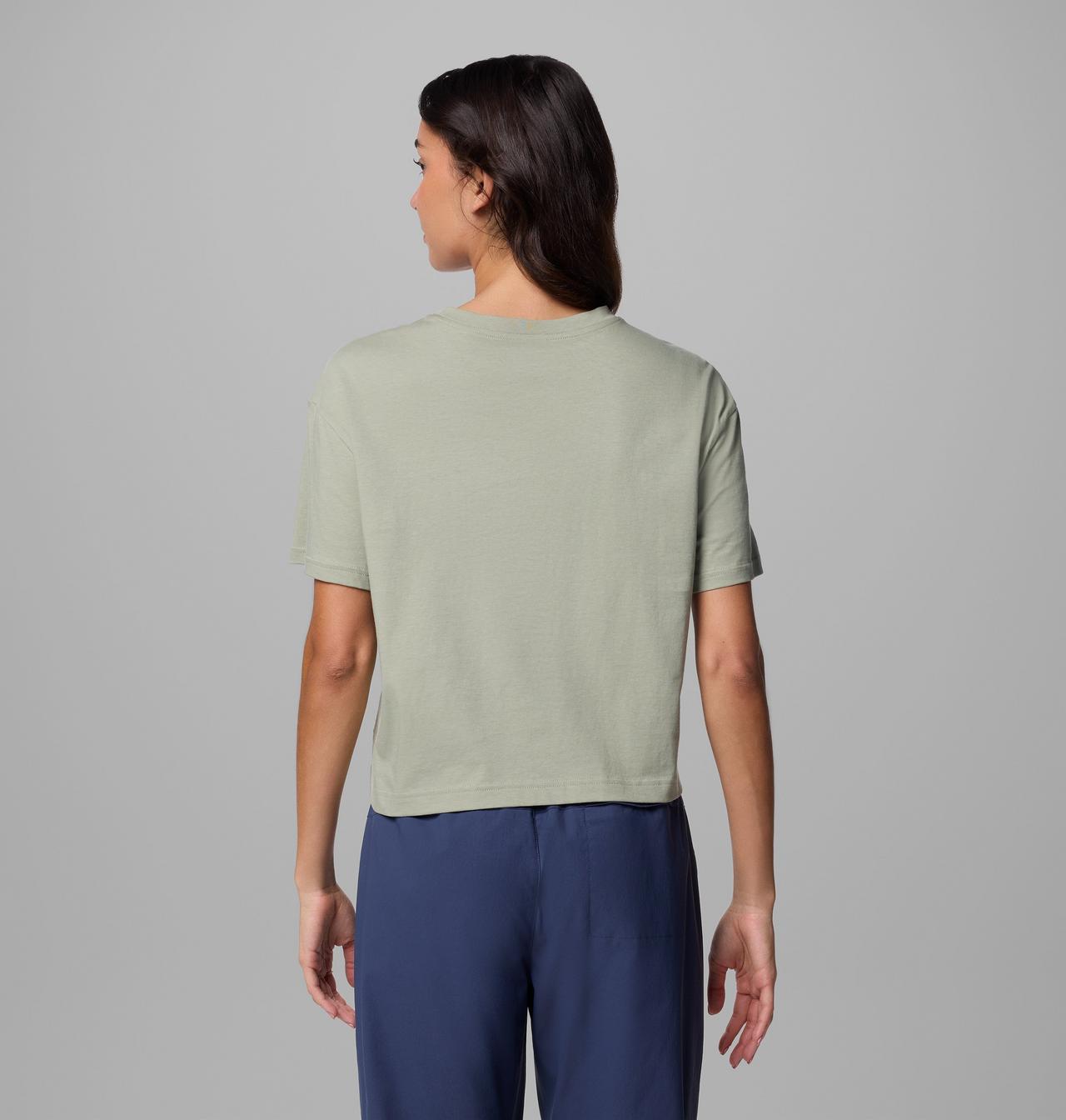 Women's Rolling Bend™ Graphic Relaxed Crop Short Sleeve Shirt | 348 | L 2