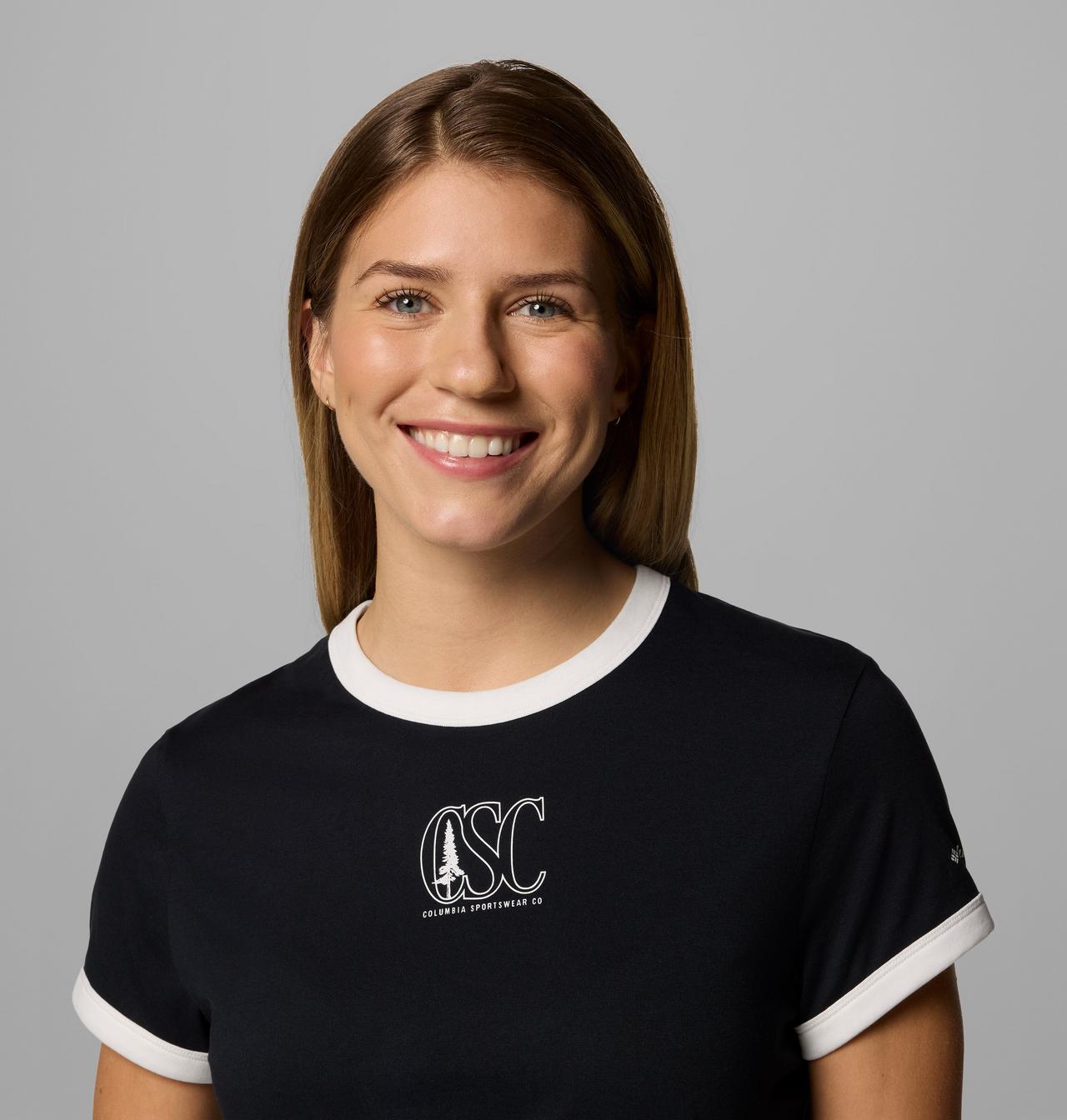 Women's Rolling Bend™ Graphic Ringer T-Shirt | 010 | XL 4