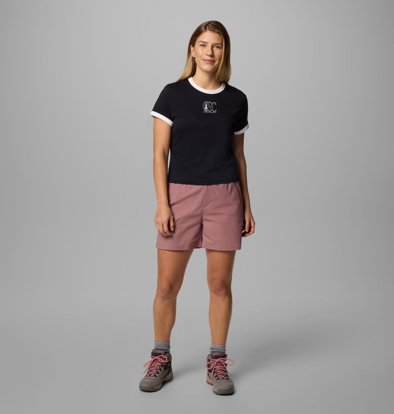Women's Rolling Bend™ Graphic Ringer T-Shirt | 010 | XL 5