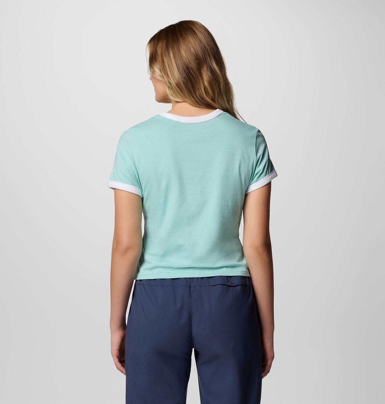 Femme T-shirt rétro à imprimé graphique Rolling Bend™ 2