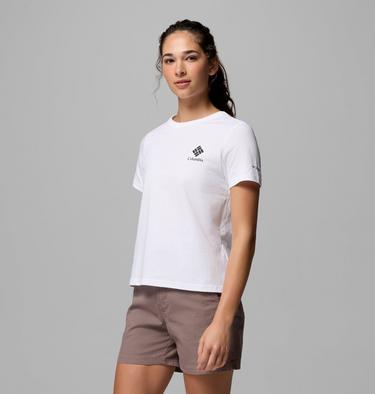 Camiseta con estampado Rolling Bend para mujer, Color: White, Stacked Gem Mini, image 13