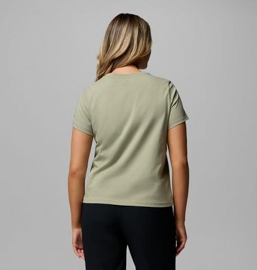 Women's Rolling Bend Graphic T-Shirt, Color: Safari, Stacked Gem Mini, image 7