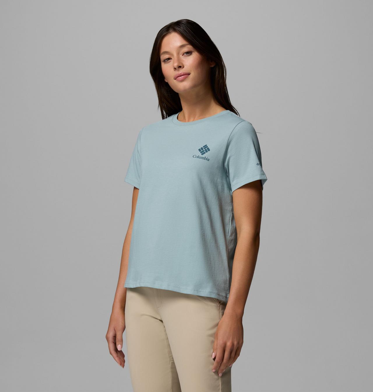 Femme Chemise à manches courtes à imprimé graphique Rolling Bend™ 4