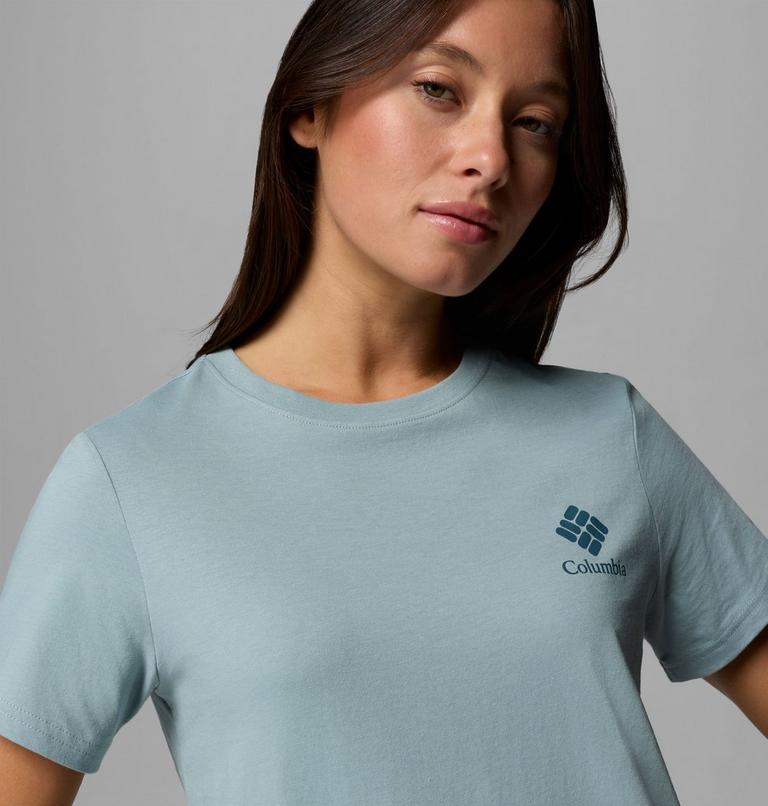 Rolling Bend T-Shirt mit Grafik f&uuml;r Frauen, Color: Crushed Blue, Stacked Gem Mini, image 5