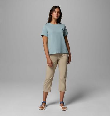 Camiseta con estampado Rolling Bend para mujer, Color: Crushed Blue, Stacked Gem Mini, image 8