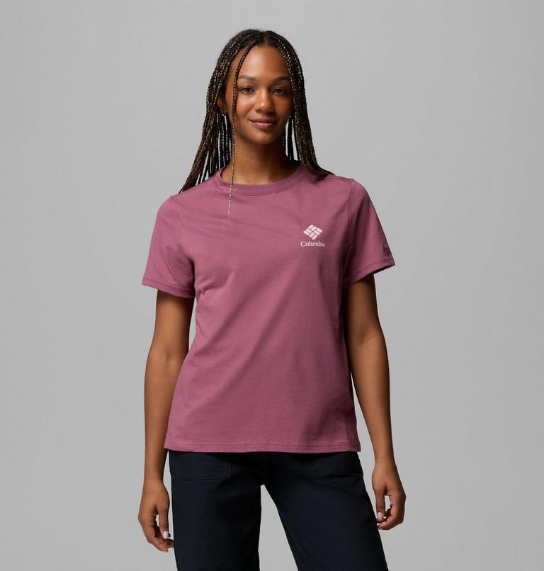Rolling Bend T-Shirt mit Grafik f&uuml;r Frauen, Color: Antique Mauve, Stacked Gem Mini, image 1