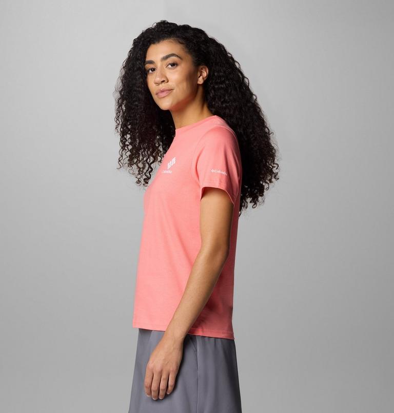 Camiseta con estampado Rolling Bend para mujer, Color: Alpenglow, Stacked Gem, image 3