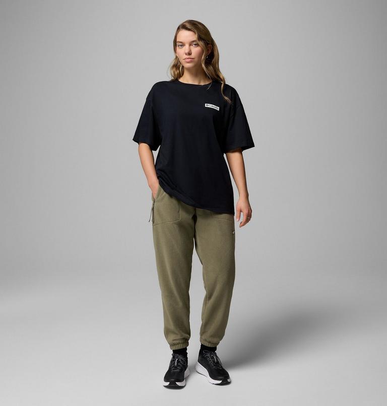 Women's Rolling Bend Graphic Oversized T-Shirt, Color: Black, Mountainview, image 2