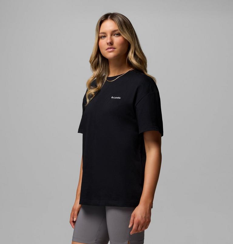 Women's Rolling Bend Graphic Oversized T-Shirt, Color: Black, Bubbly Scoped View, image 4