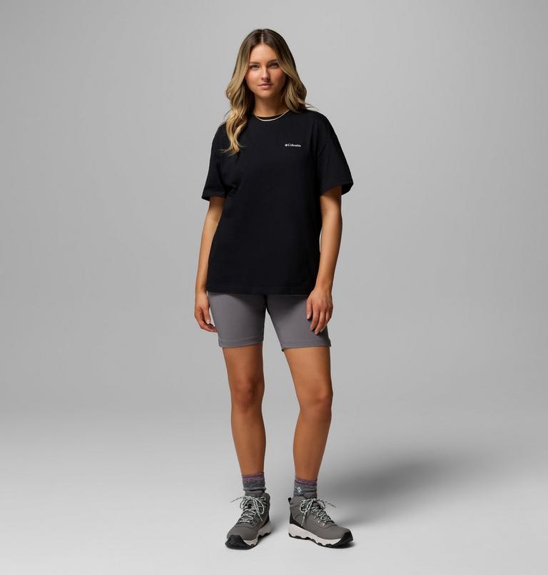 Women's Rolling Bend Graphic Oversized T-Shirt, Color: Black, Bubbly Scoped View, image 2