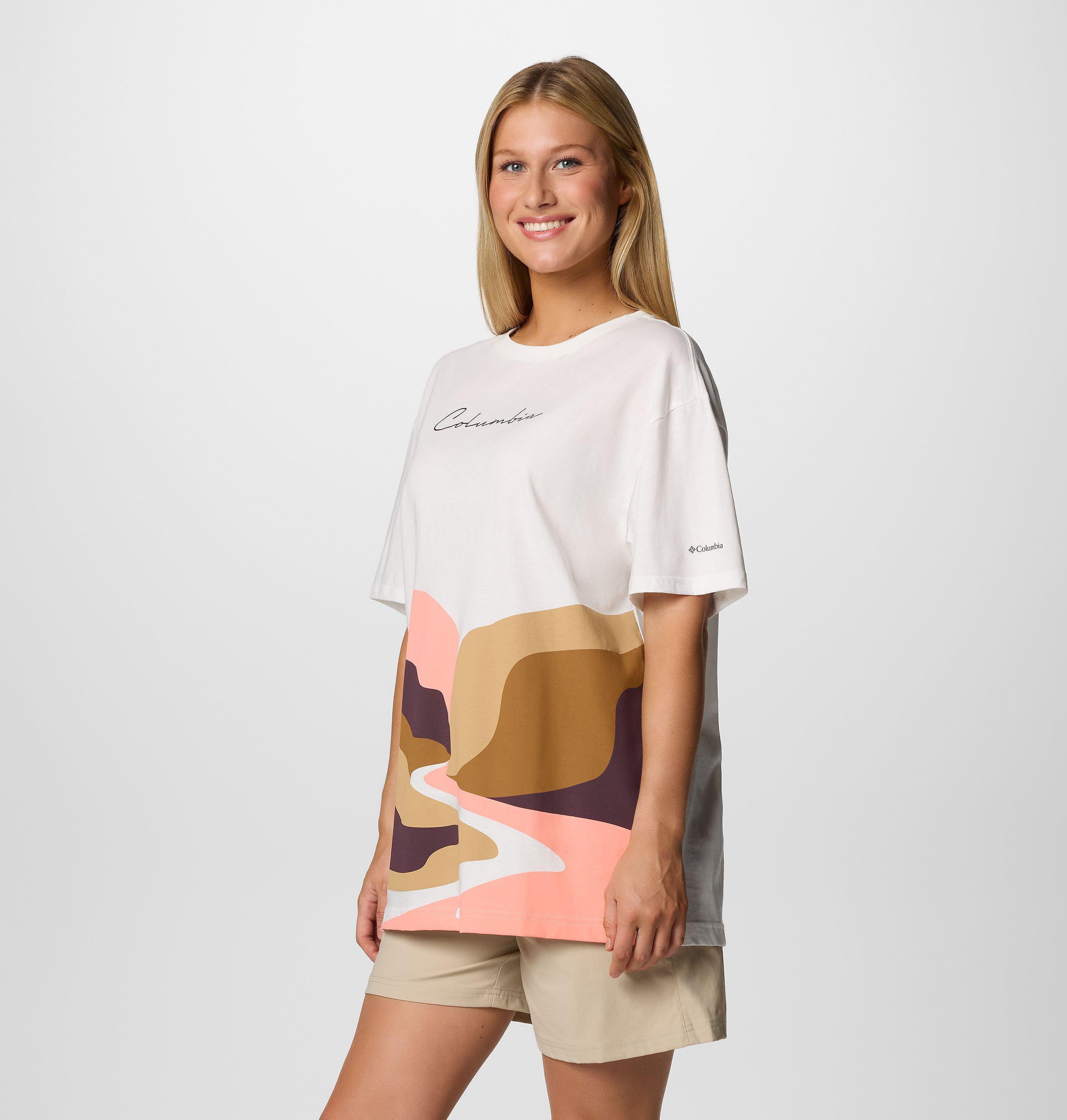 Women's Rolling Bend Graphic Oversized T-Shirt 3