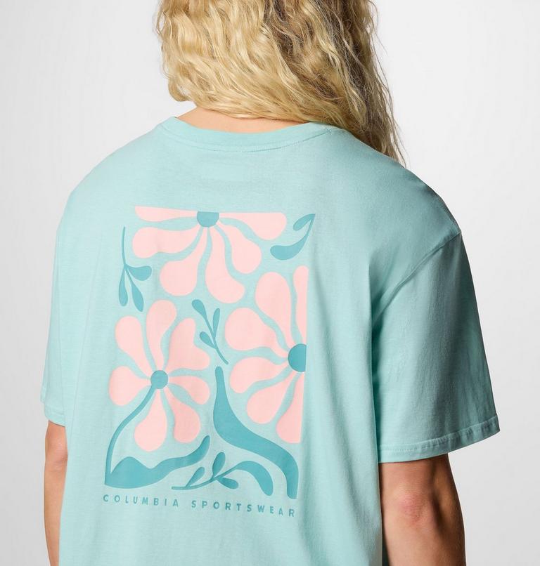 Camiseta oversize con estampado Rolling Bend para mujer, Color: Spray, Floral Fun, image 5