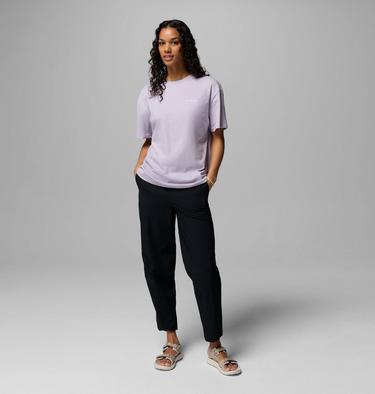 Camiseta oversize con estampado Rolling Bend para mujer, Color: Lavender Pearl, Floral Groove, image 6