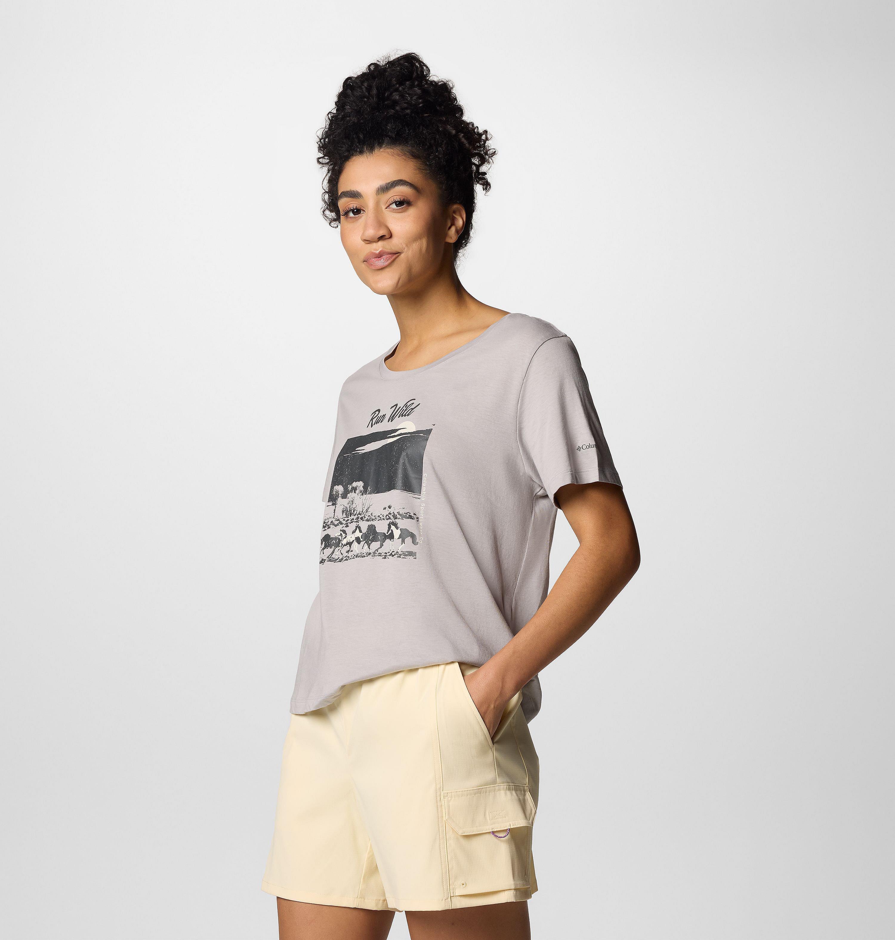 Women's Ruby Springs Graphic Scoop Neck Short Sleeve Shirt 3
