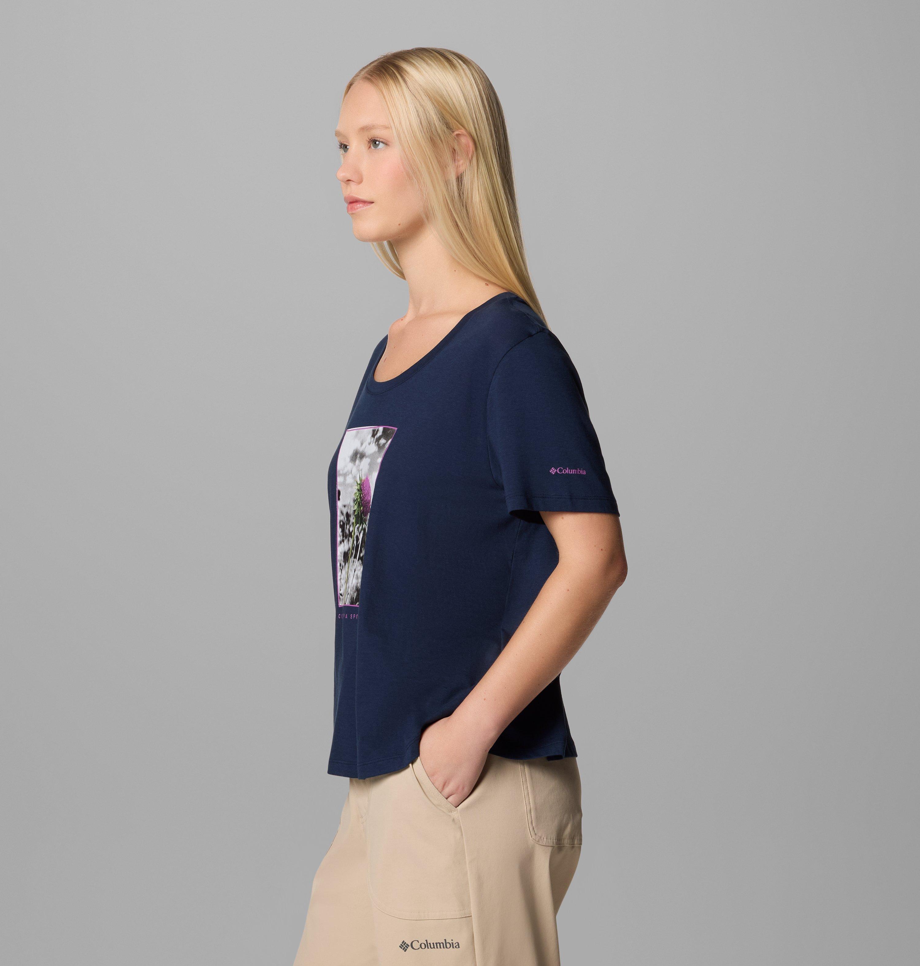 Women's Ruby Springs Graphic Scoop Neck Short Sleeve Shirt 3
