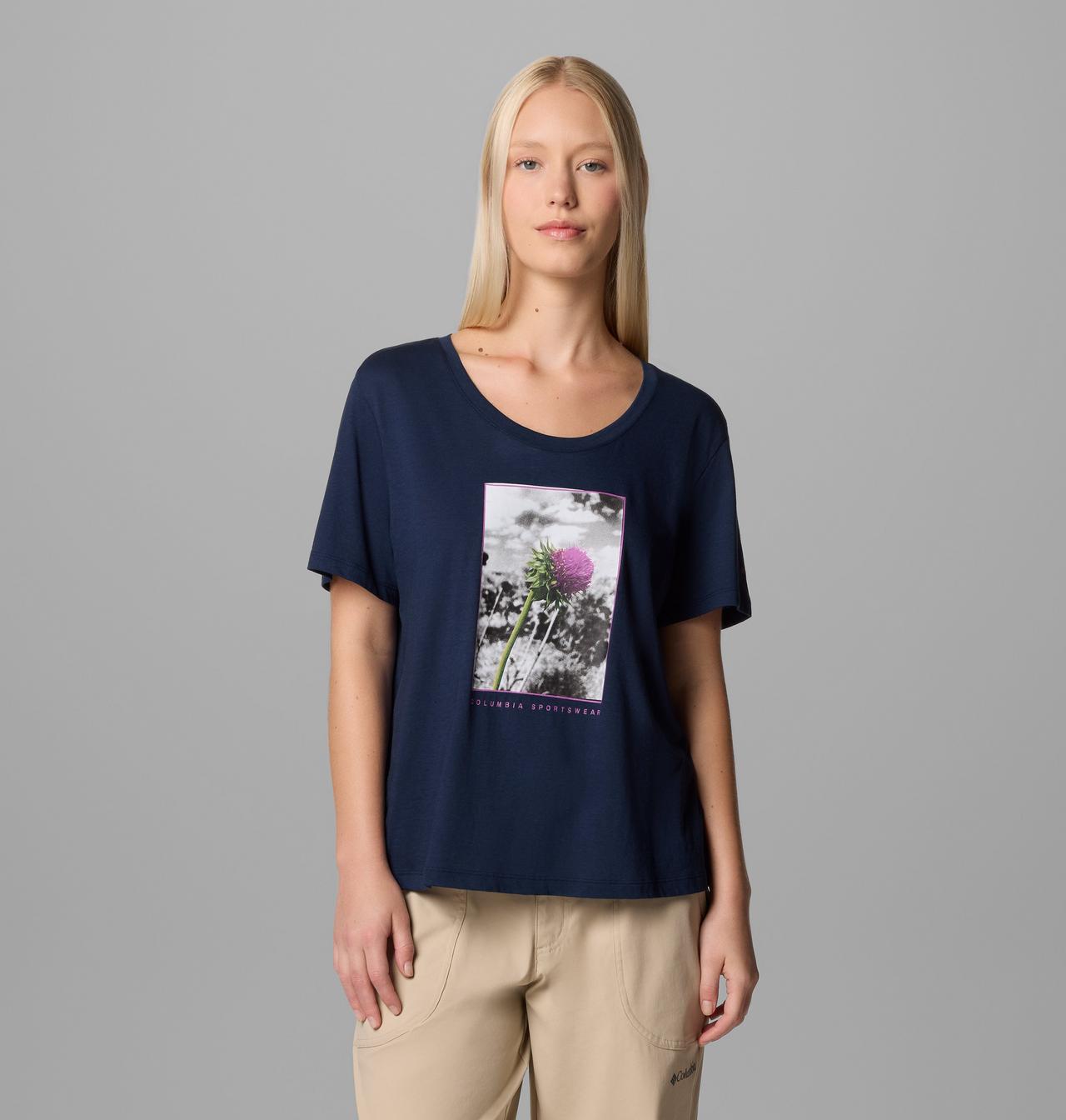 Women's Ruby Springs™ Graphic Scoop Neck Short Sleeve Shirt | 464 | XL 1