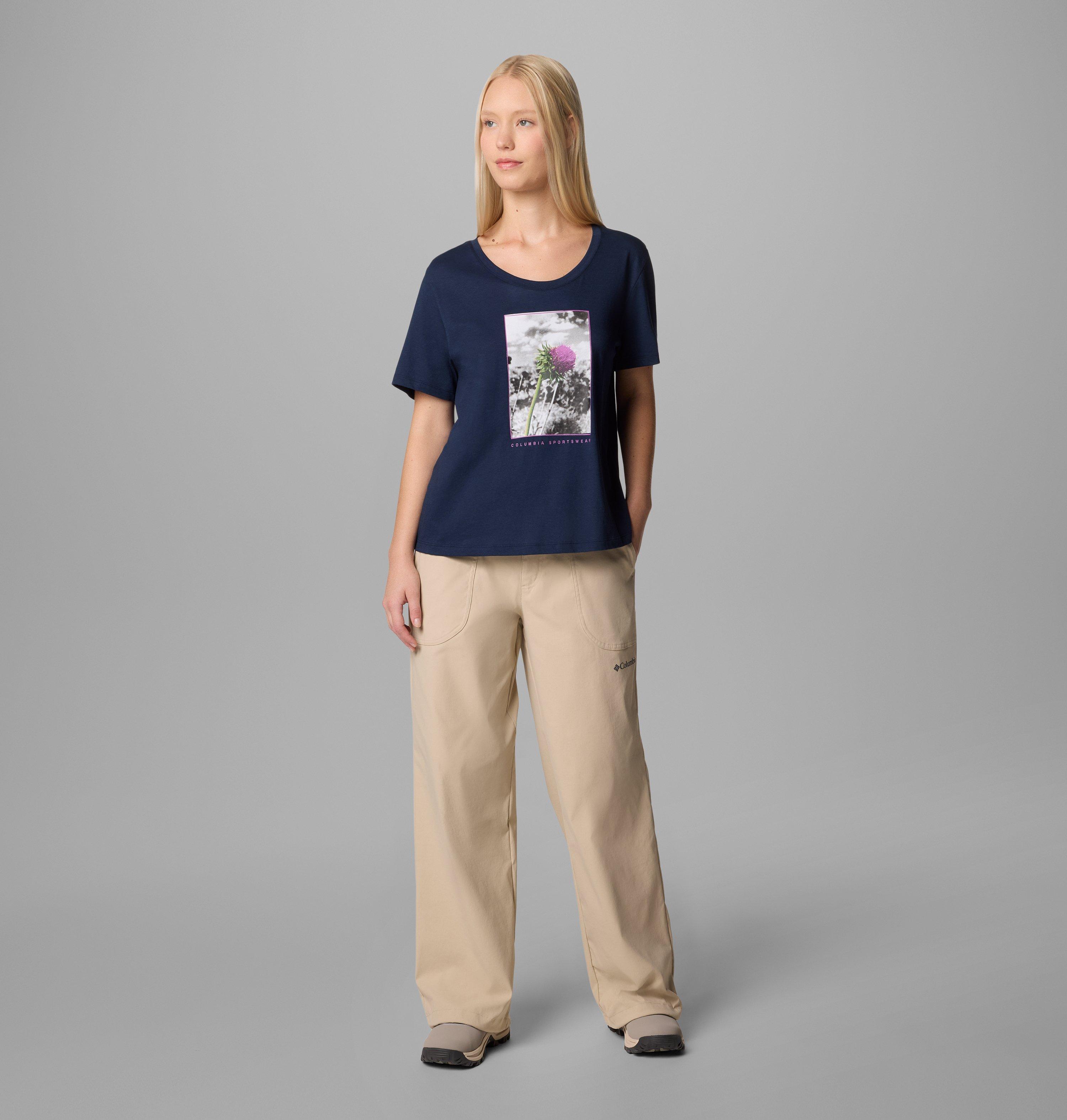 Women's Ruby Springs Graphic Scoop Neck Short Sleeve Shirt 5