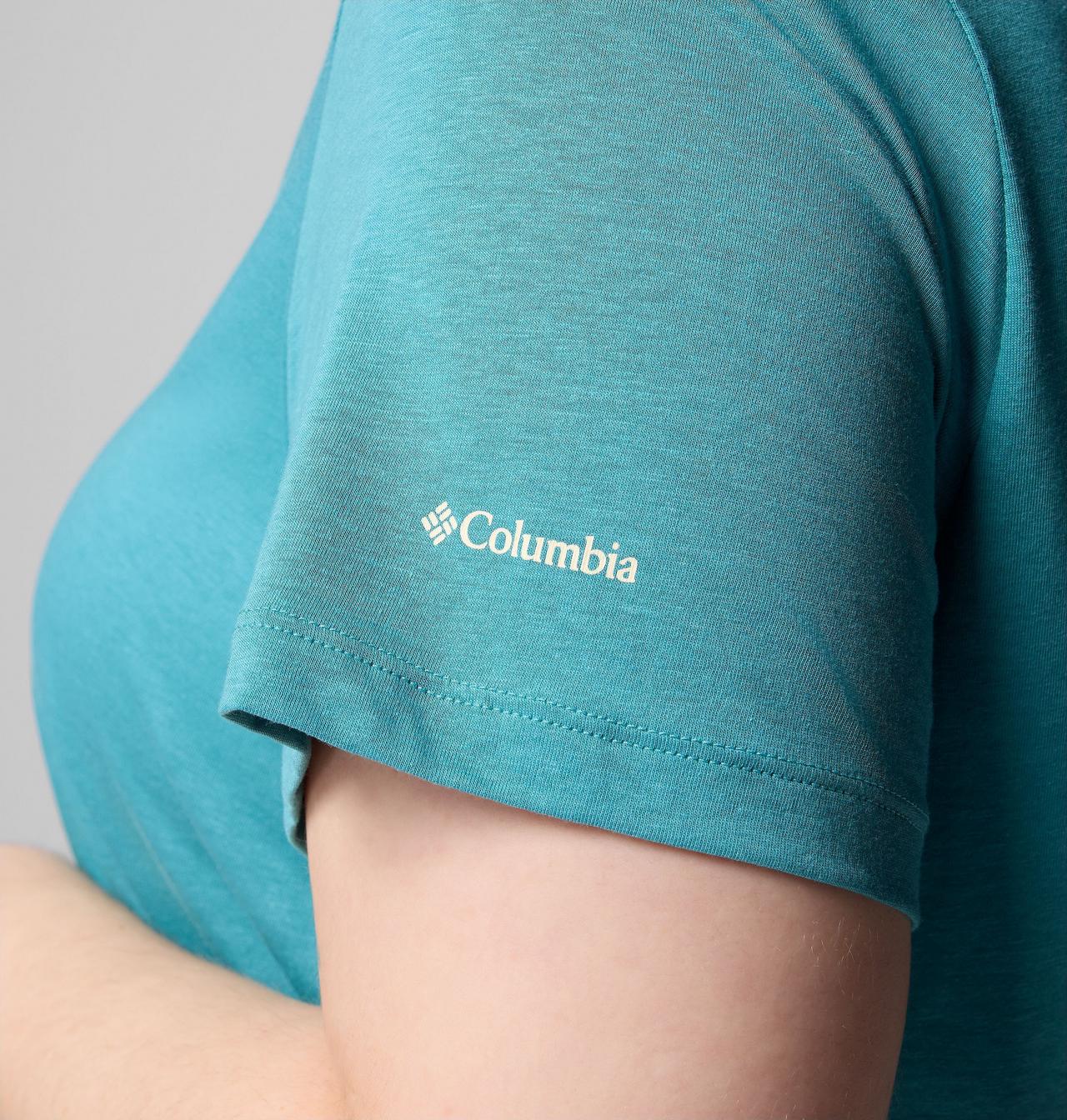 Women's Ruby Springs™ Graphic Scoop Neck Short Sleeve Shirt - Plus Size 5