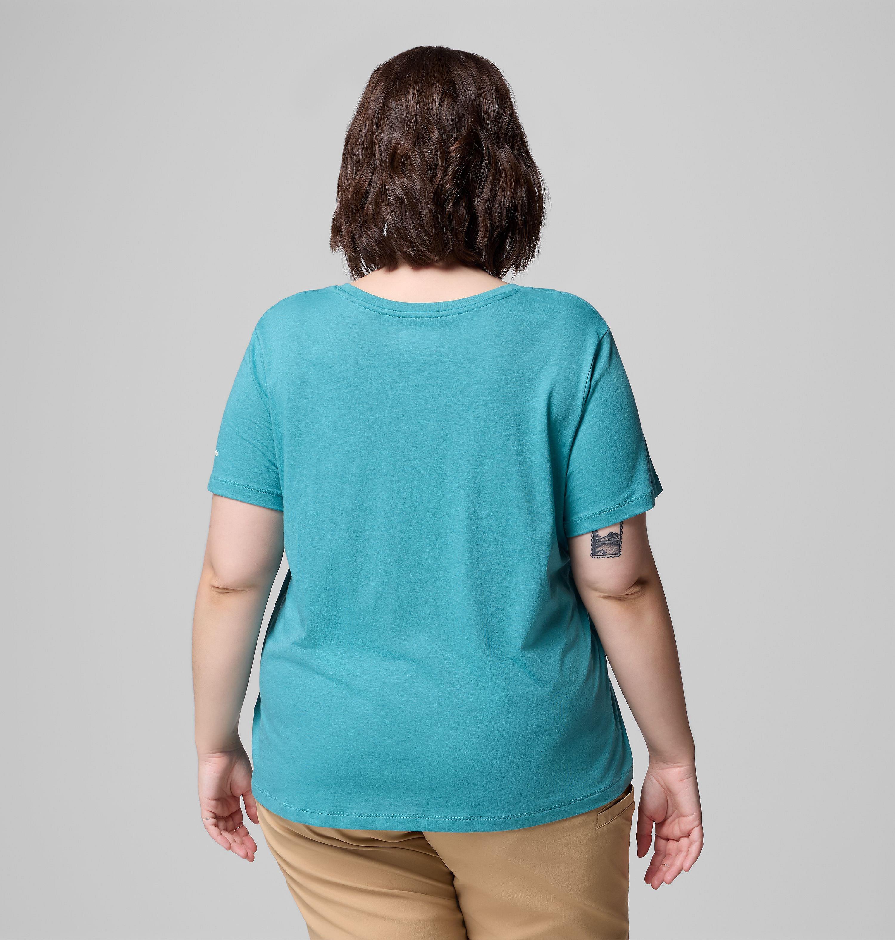 Women's Ruby Springs Graphic Scoop Neck Short Sleeve Shirt - Plus Size 2