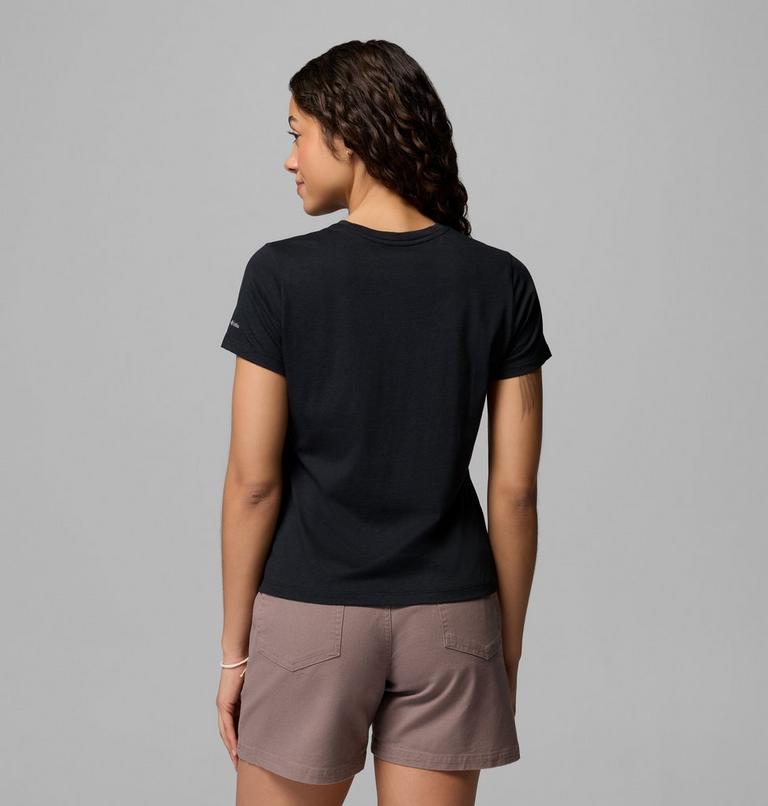 Camiseta ajustada con estampado Ruby Springs para mujer, Color: Black, Brandrise, image 3