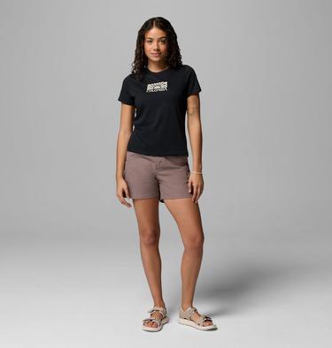 Camiseta ajustada con estampado Ruby Springs para mujer, Color: Black, Brandrise, image 10