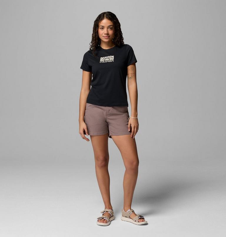 Camiseta ajustada con estampado Ruby Springs para mujer, Color: Black, Brandrise, image 2