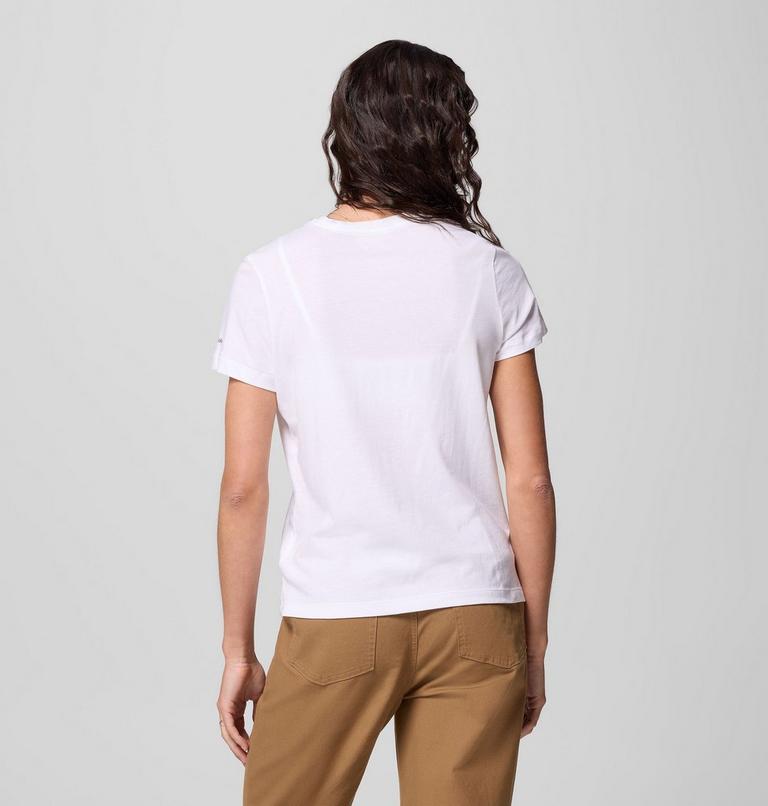 Women's Ruby Springs Graphic Fitted T-Shirt, Color: White, Get Hiked, image 3