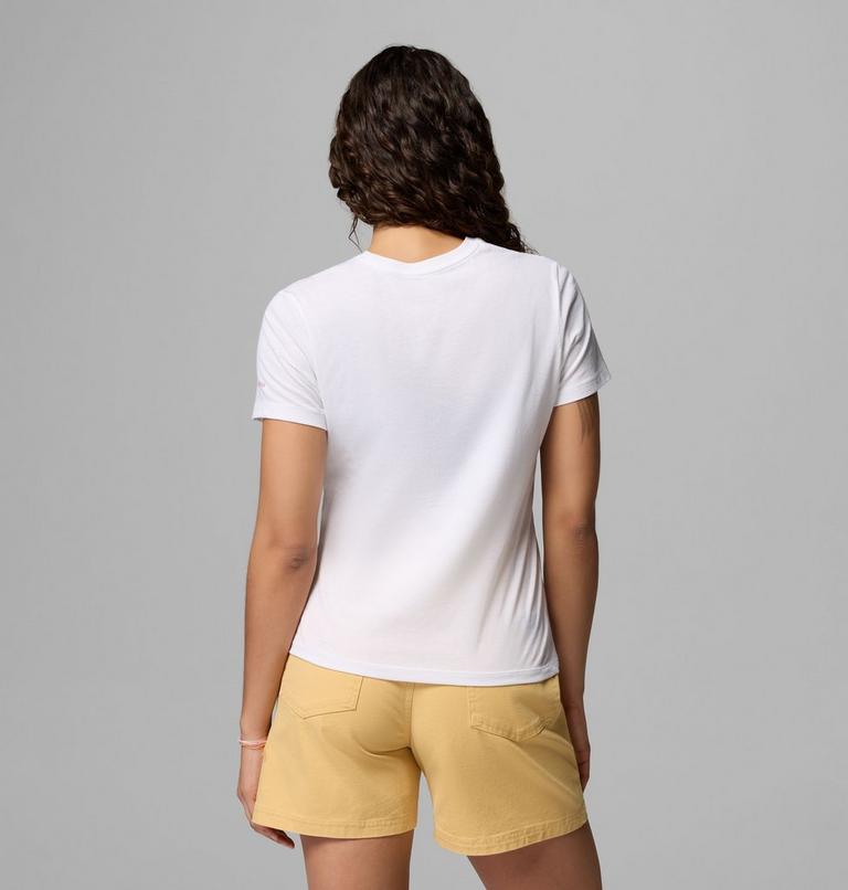 Women's Ruby Springs Graphic Fitted T-Shirt, Color: White, Brandrise, image 3