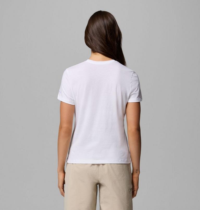 Ruby Springs Fitted T-Shirt mit Grafik f&uuml;r Frauen, Color: White Moonlit Hillscape, image 3