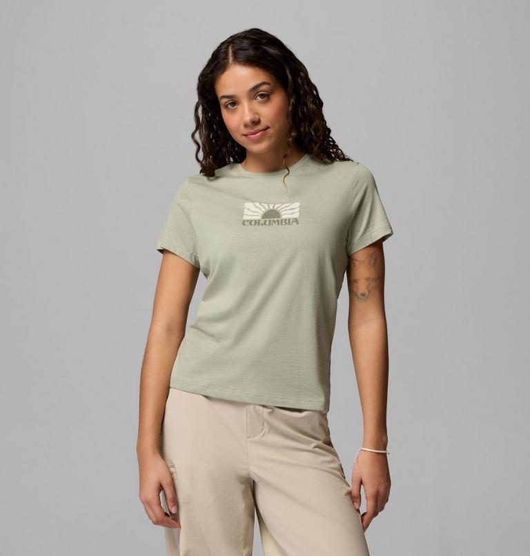 Camiseta ajustada con estampado Ruby Springs para mujer, Color: Safari, Brandrise, image 1