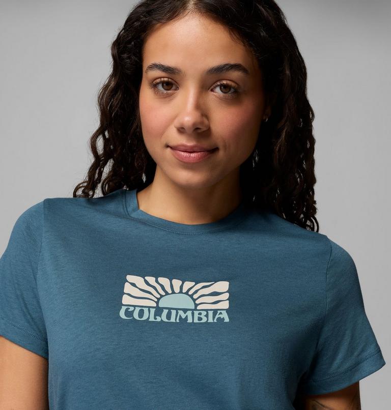 Camiseta ajustada con estampado Ruby Springs para mujer, Color: Everblue, Brandrise, image 5