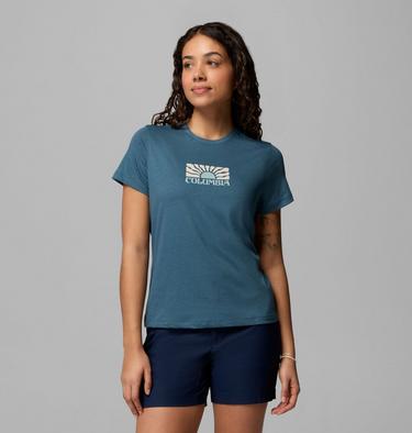 Camiseta ajustada con estampado Ruby Springs para mujer, Color: Everblue, Brandrise, image 7