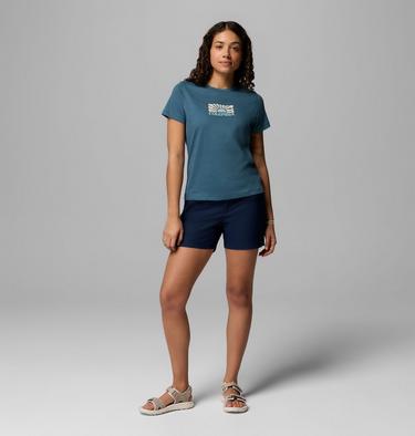 Camiseta ajustada con estampado Ruby Springs para mujer, Color: Everblue, Brandrise, image 8