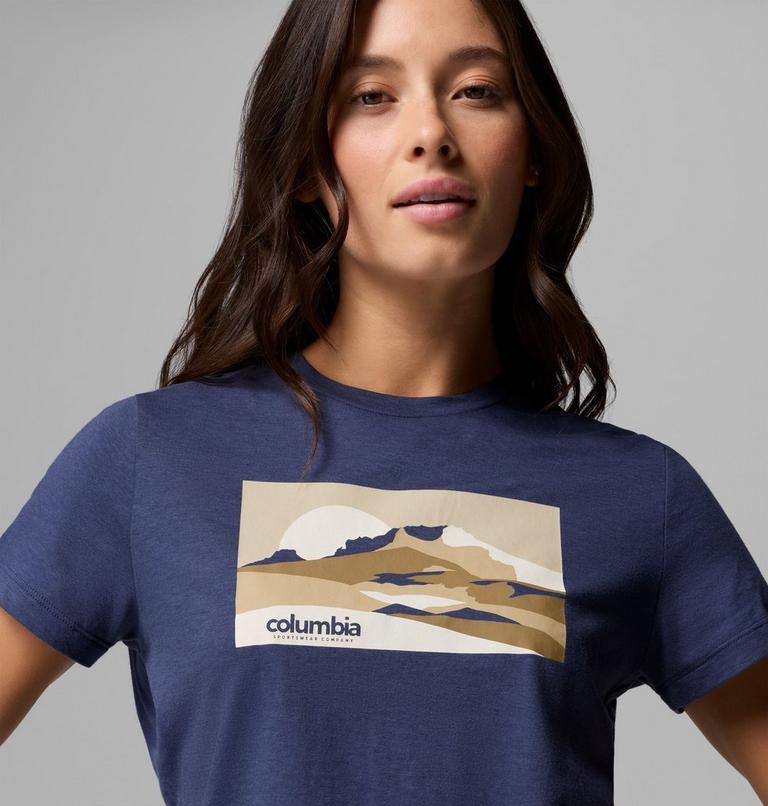 Ruby Springs Fitted T-Shirt mit Grafik f&uuml;r Frauen, Color: Nocturnal Moonlit Hillscape, image 5