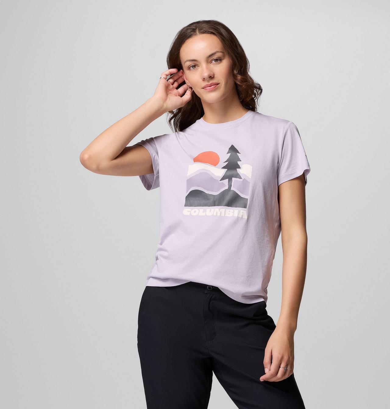 Women's Ruby Springs™ Graphic Fitted Short Sleeve Shirt | 551 | S 5