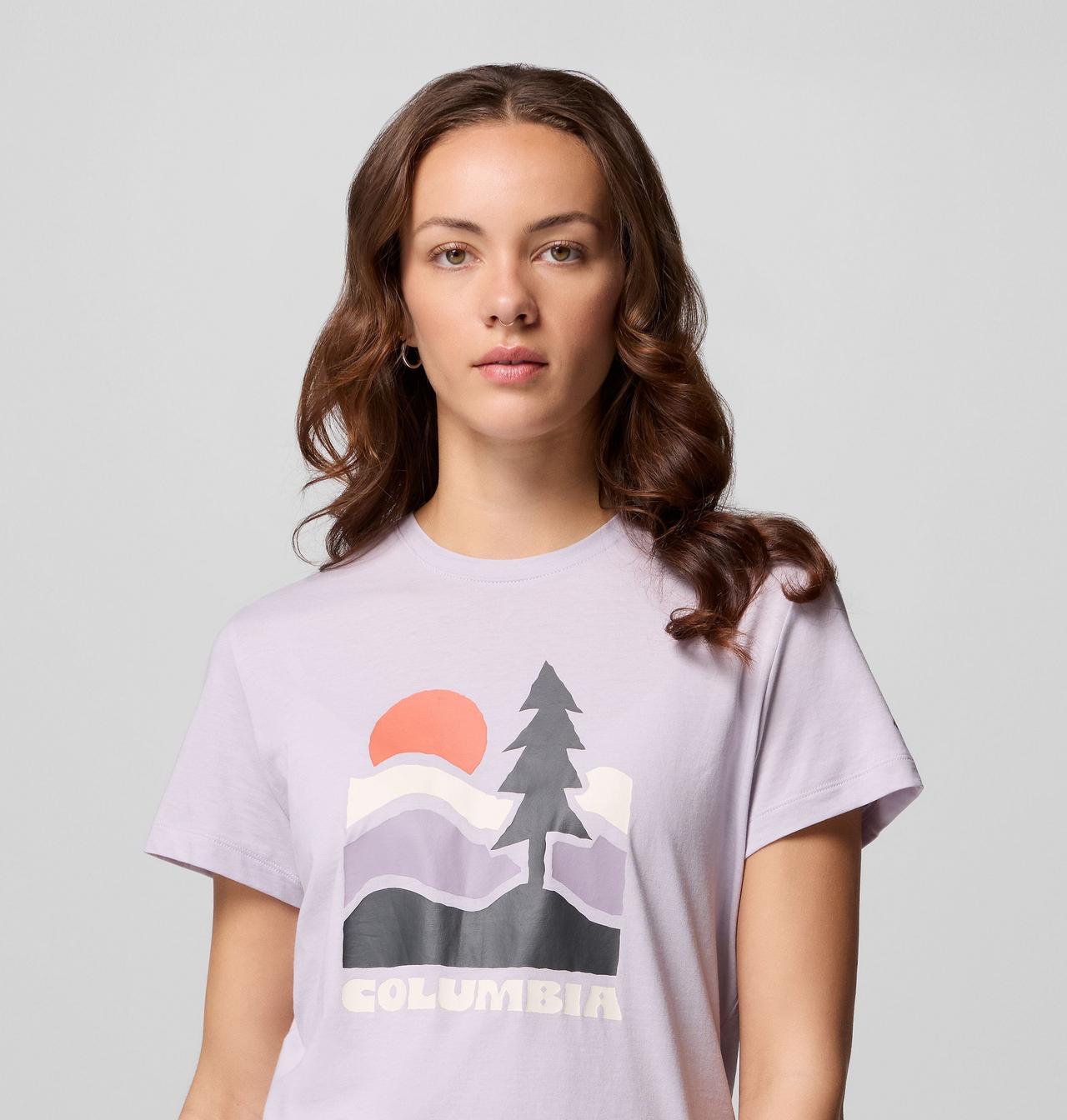 Women's Ruby Springs™ Graphic Fitted Short Sleeve Shirt | 551 | S 6