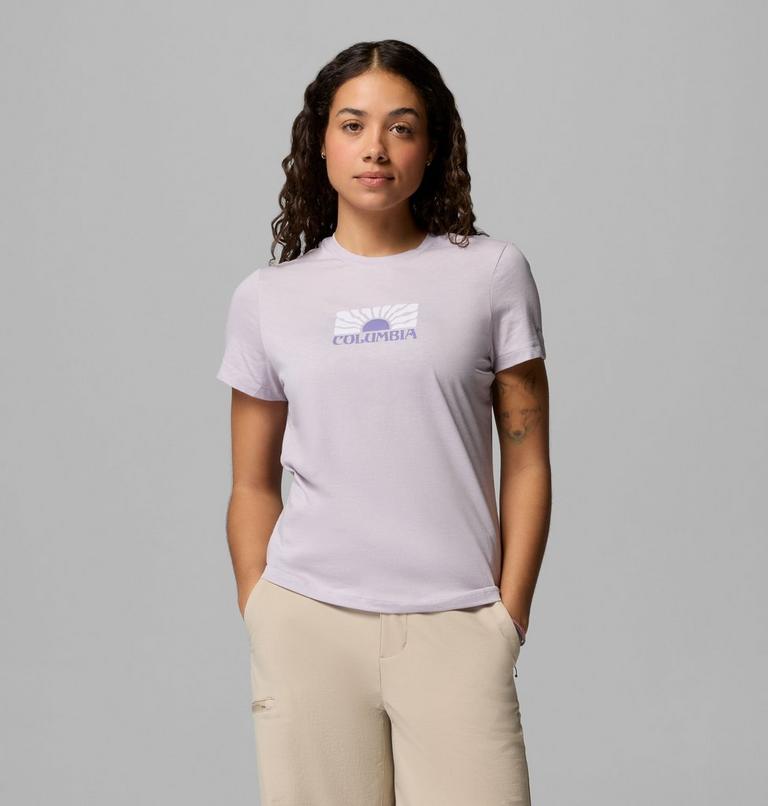 Camiseta ajustada con estampado Ruby Springs para mujer, Color: Lavender Pearl, Brandrise, image 1