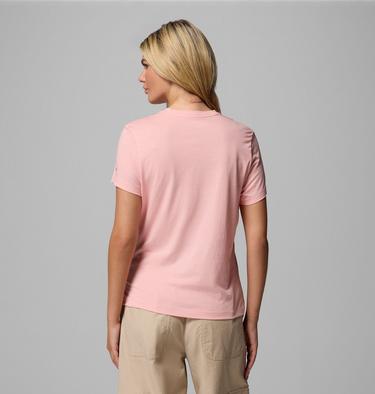 Ruby Springs Fitted T-Shirt mit Grafik für Frauen, Color: Pink Sand, Get Hiked, image 3